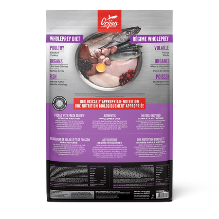 Orijen large breed dog top food